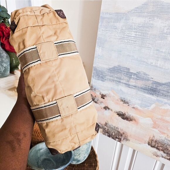 Y2K Un Apes Midi De Chien Paris Nylon Khaki Buckle Shoulder Bag. - Picture 5 of 15